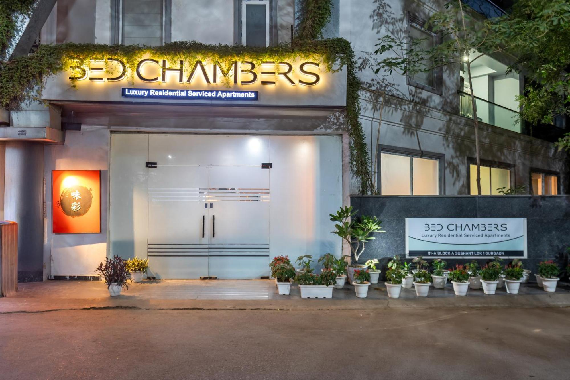 Bedchambers Serviced Apartments, Mg Road Gurgaon Eksteriør bilde