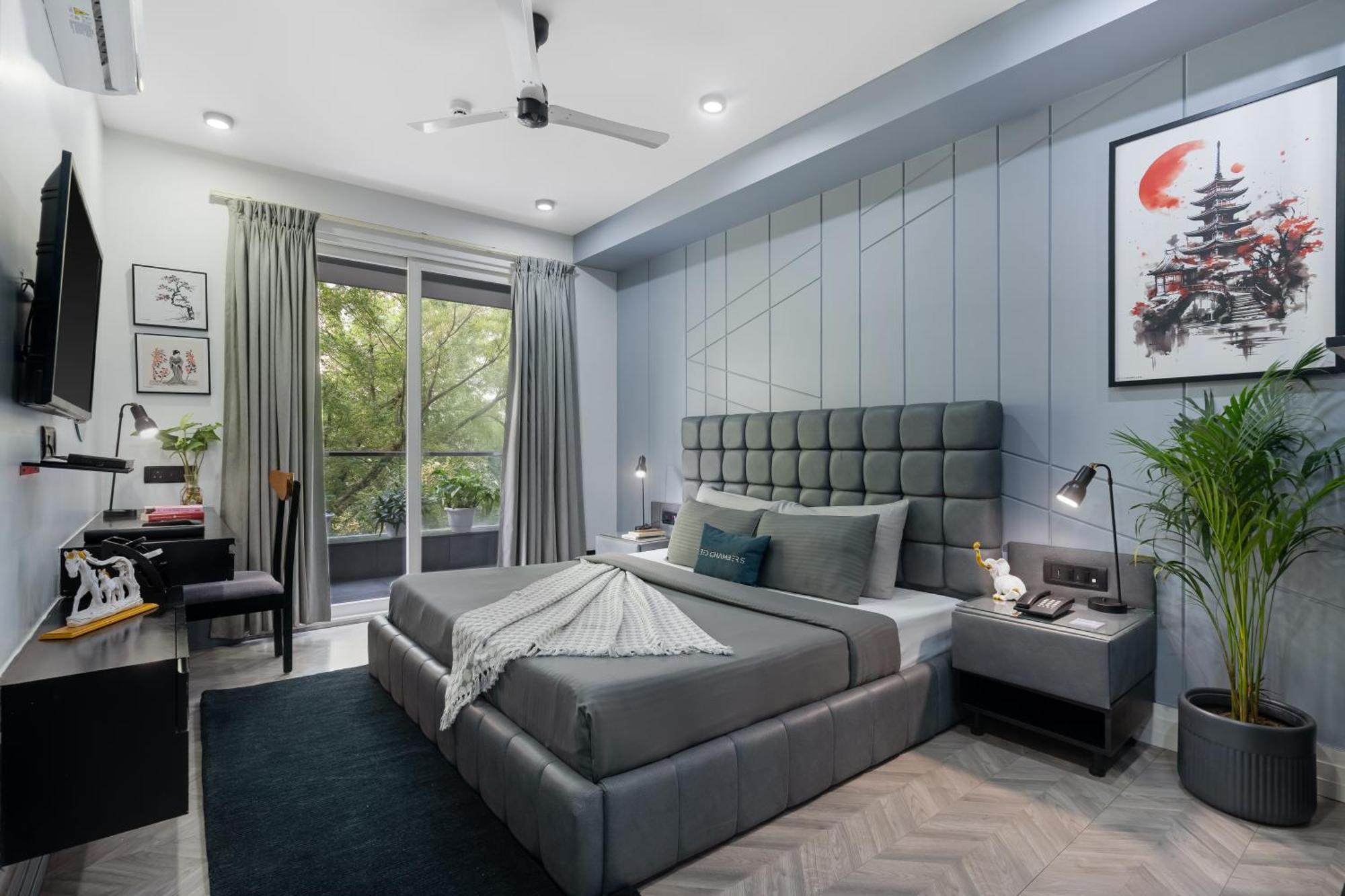 Bedchambers Serviced Apartments, Mg Road Gurgaon Eksteriør bilde