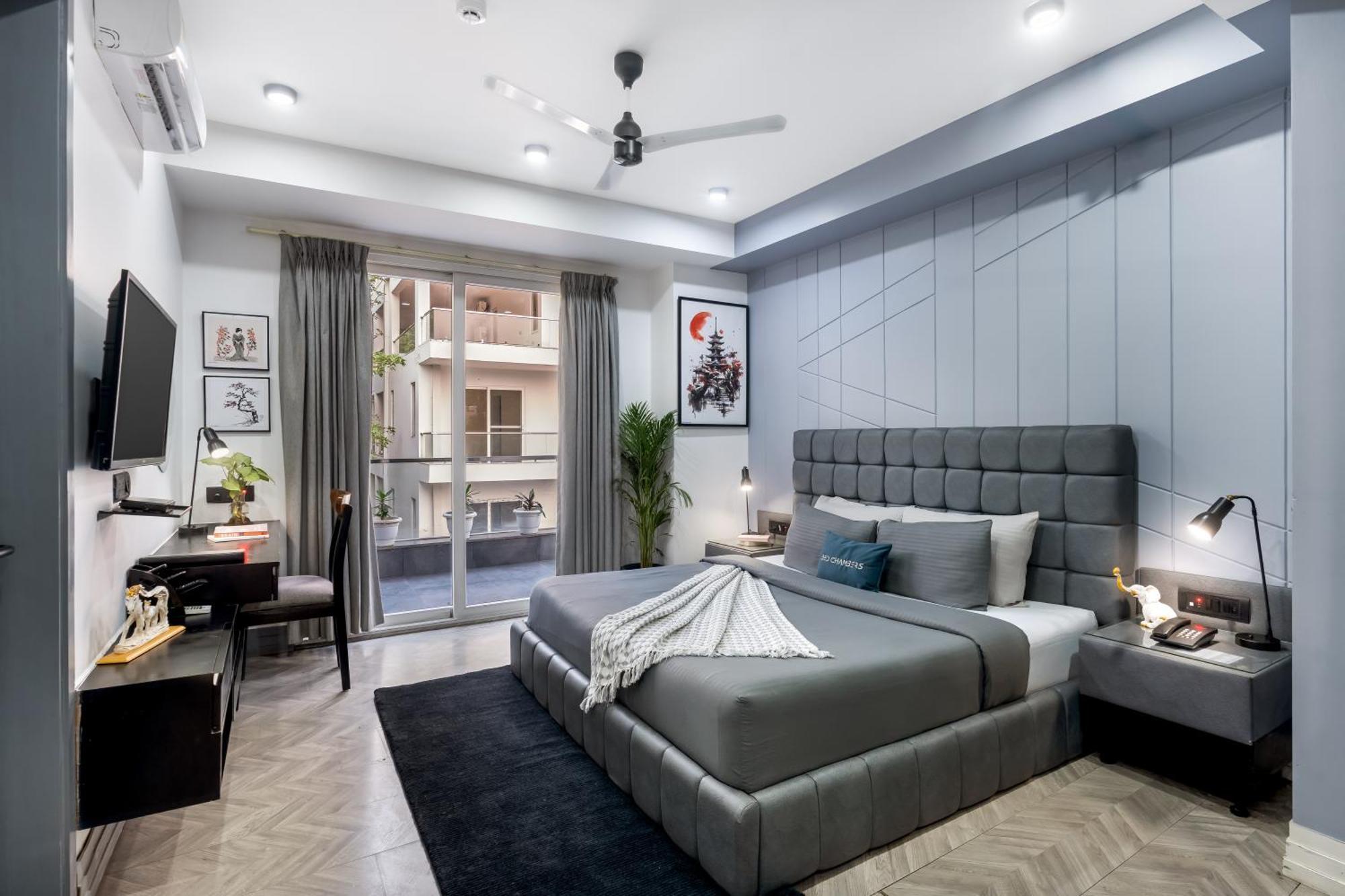 Bedchambers Serviced Apartments, Mg Road Gurgaon Eksteriør bilde