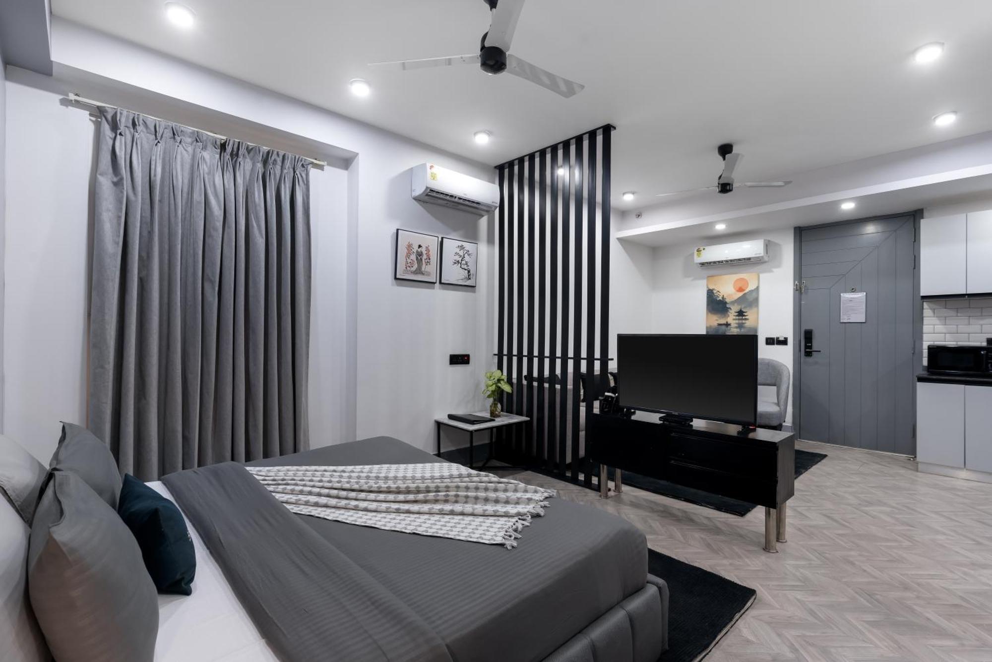 Bedchambers Serviced Apartments, Mg Road Gurgaon Eksteriør bilde