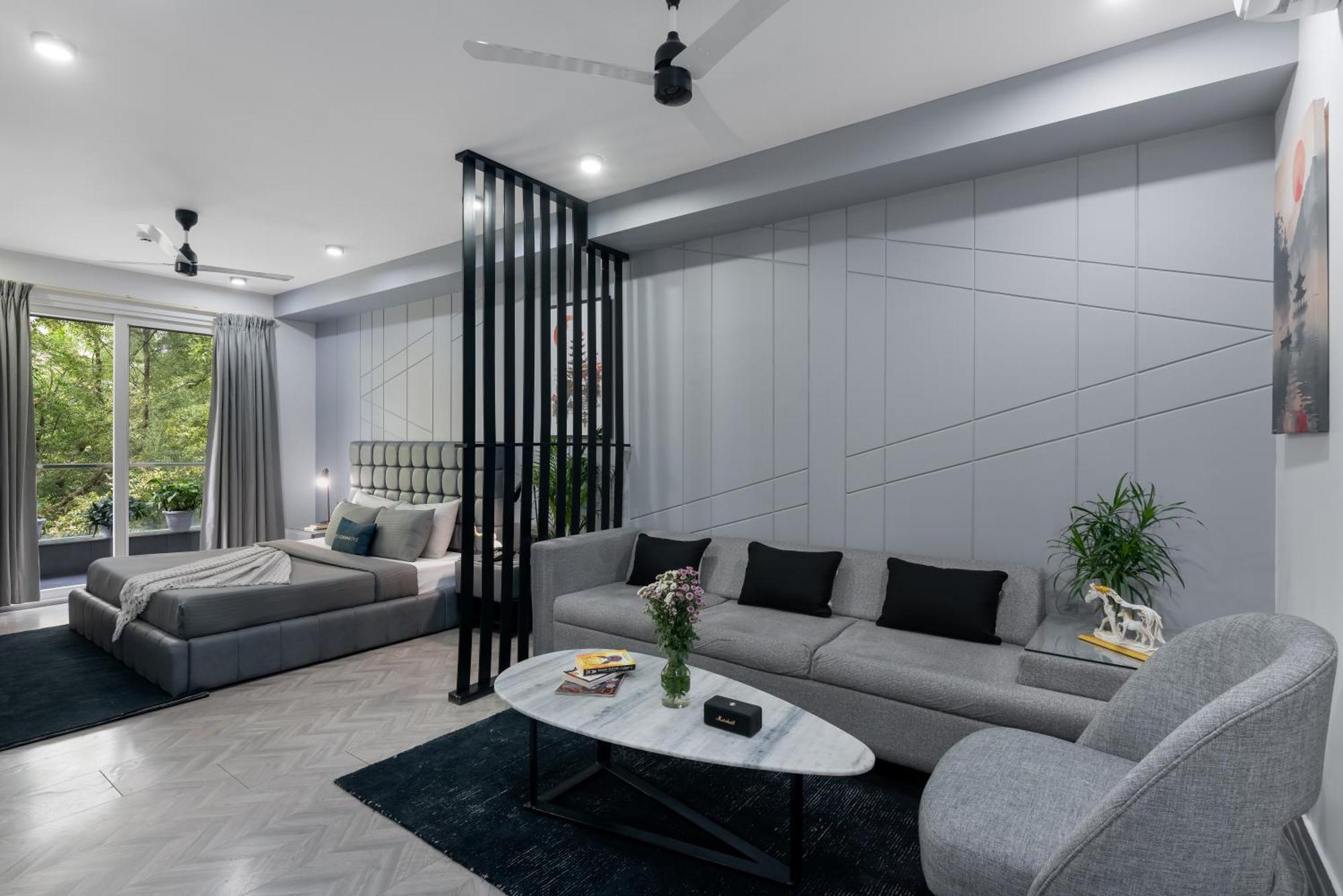 Bedchambers Serviced Apartments, Mg Road Gurgaon Eksteriør bilde