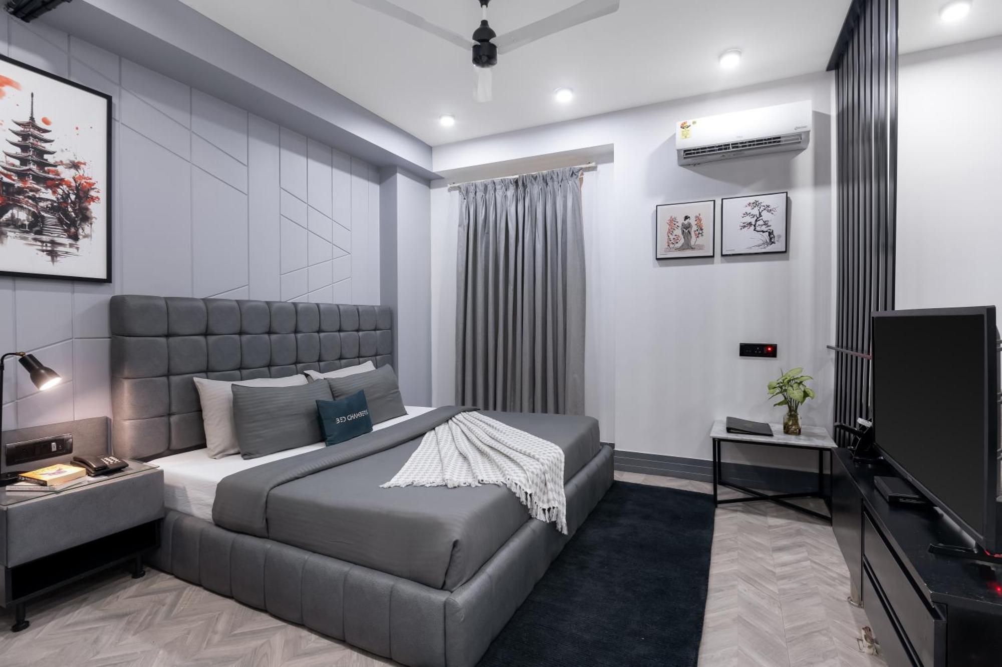 Bedchambers Serviced Apartments, Mg Road Gurgaon Eksteriør bilde
